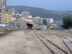 
Ajacio Station, Corsica, The 12.10pm train arriving with 97051 and 97052, June 2007